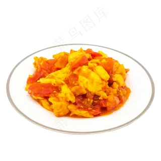 红色西红柿炒鸡蛋