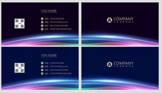 时尚大气创意名片设计