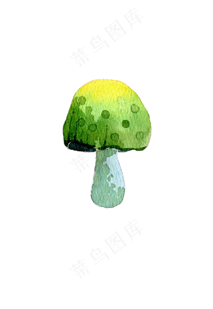 手绘蘑菇水彩蘑菇秋日蘑菇(2118X3072(DPI:300))psd模版下载