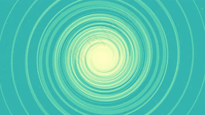 软蓝色星系背景上的滑稽螺旋黑洞。eps,ai矢量模版下载