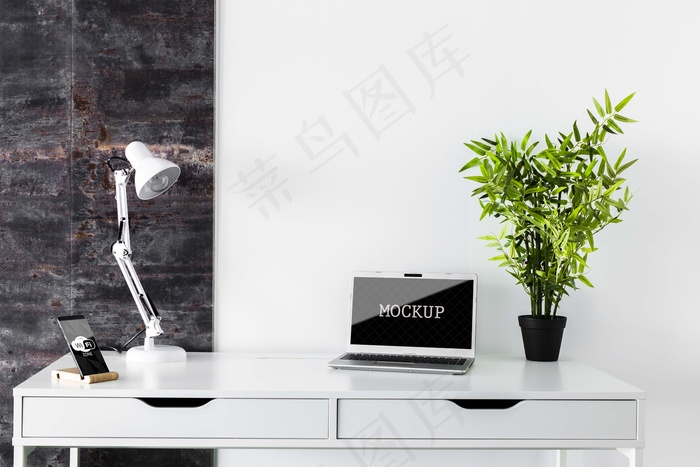 现代笔记本电脑模型样机