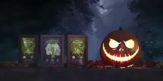 三张恐怖电影海报模型样机