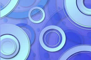 蓝色渐变几何形状壁纸