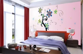 电视墙背景画效果图片