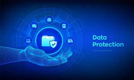 机械手数据保护示意图