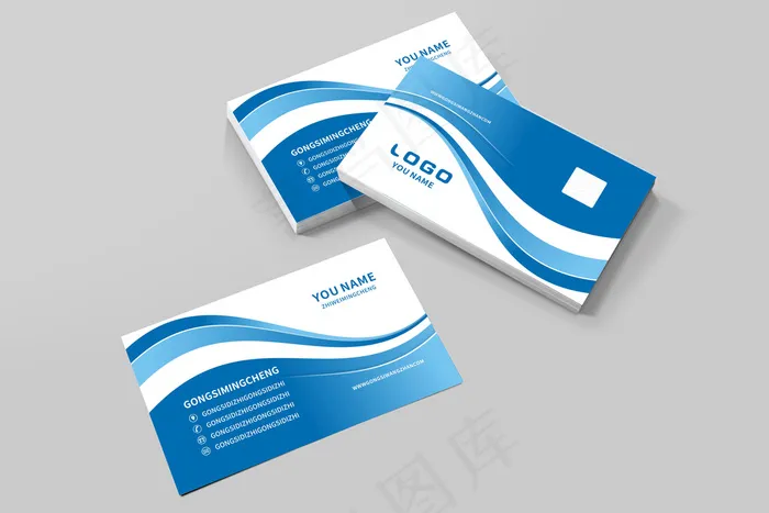 时尚大气创意名片设计cdr矢量模版下载