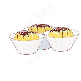 美食系列蛋黄酥