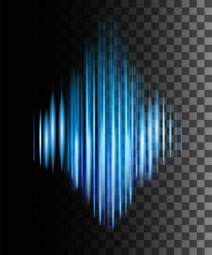 抽象效果声波图