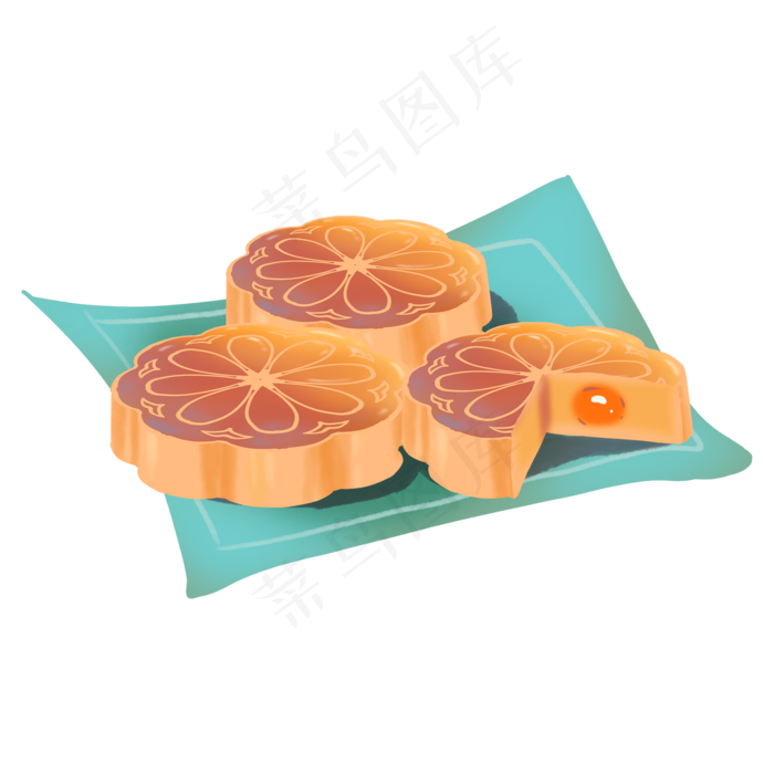 中秋蛋黄月饼