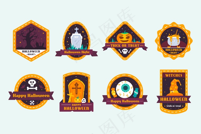 万圣节徽章系列