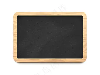 黑色空白水平黑板