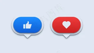 喜欢和喜爱的图标