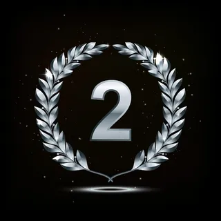 在黑暗背景下奖励元素隔离。获胜者提名。插图。