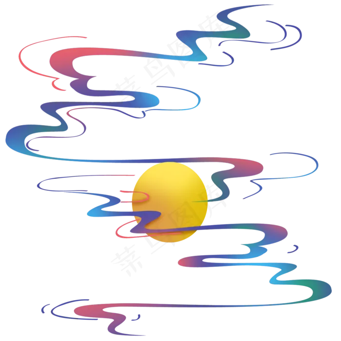 七夕节月亮(2000X2000(DPI:299))psd模版下载