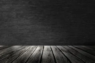 黑墙产品背景木地板