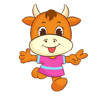 牛年可爱小牛