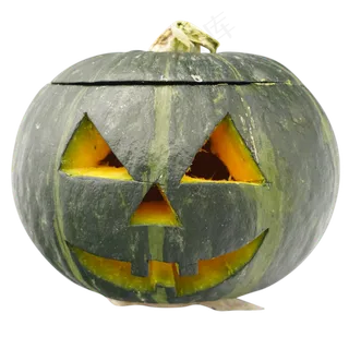 万圣节绿色南瓜