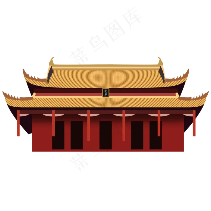 卡通手绘龙亭可商用元素(2000X2000(DPI:150))psd模版下载