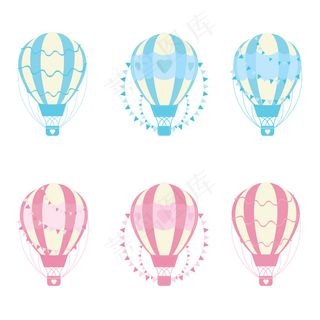 彩色热气球系列