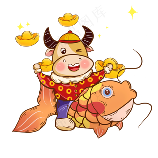 2021牛年国潮小牛