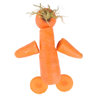 橙色胡萝卜