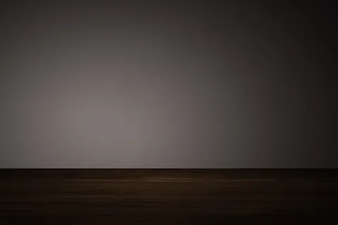 有木地板产品背景的简单的深褐色墙壁