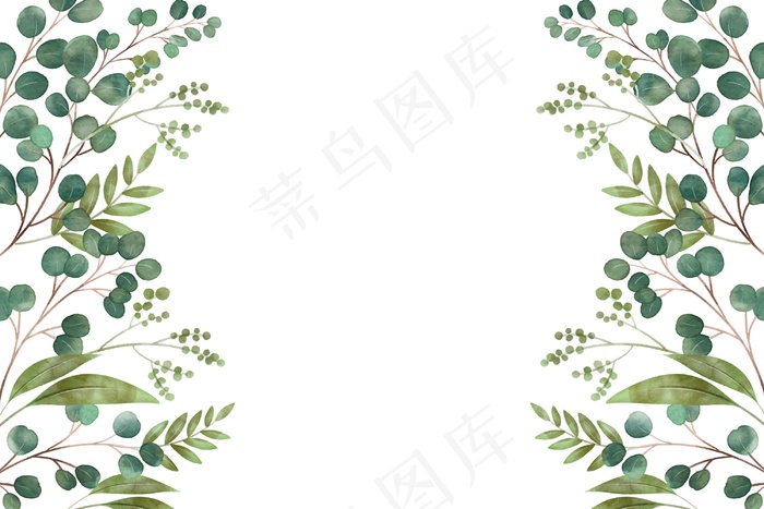 不同的叶拷贝空间eps,ai矢量模版下载