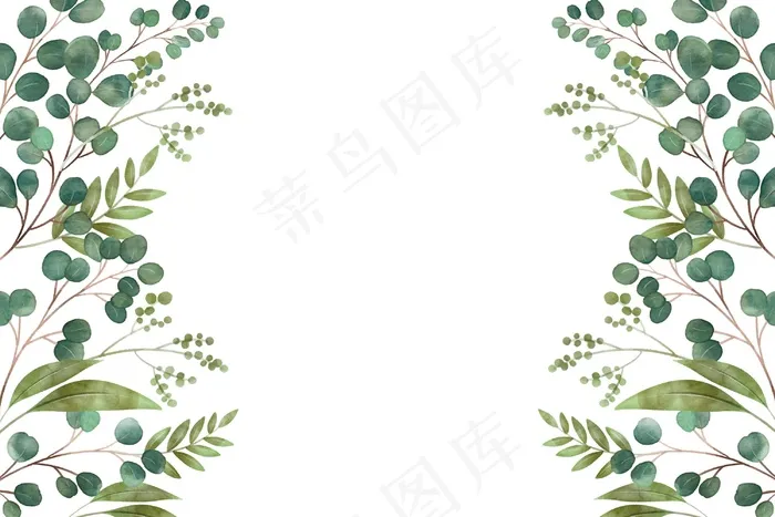 不同的叶拷贝空间eps,ai矢量模版下载