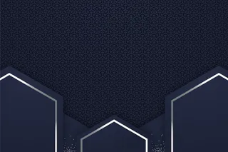 真实风格几何图形背景