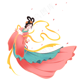 中秋节国潮风嫦娥玉兔