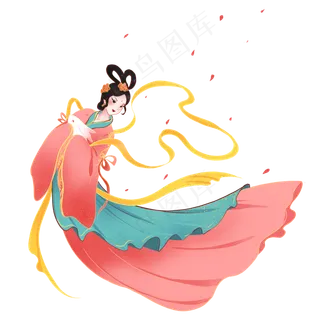 中秋节国潮风嫦娥玉兔