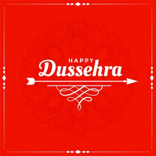 快乐杜塞赫拉红色节日祝福卡设计