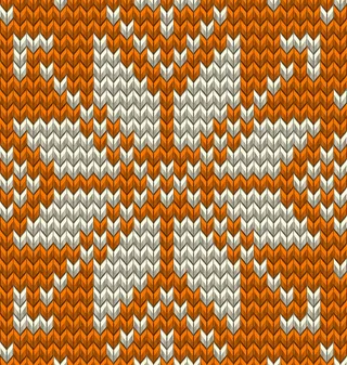 北欧针织完美无缝图案。只是为了享受。还包括