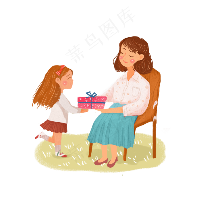 教师节送老师礼物png素材