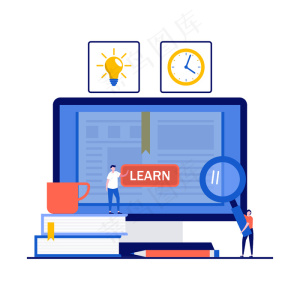 网络教育、远程课程、e-learning和具有特色的数字云图书馆概念。