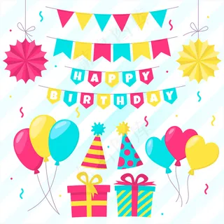 生日装饰和派对礼盒 生日装饰和派对礼盒