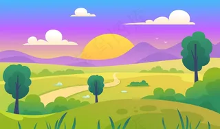 自然景观-视频会议背景