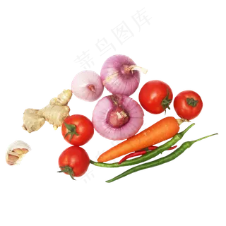 洋葱番茄姜辣椒胡萝卜
