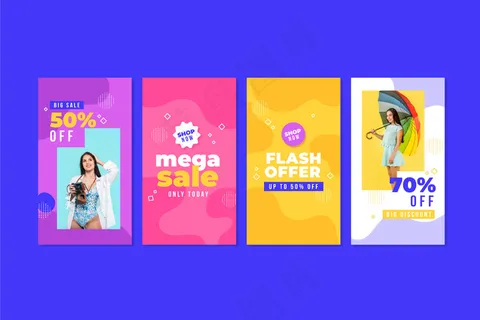 彩色销售模板故事集