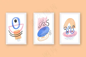 水彩抽象封面集