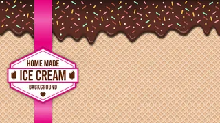 香草冰淇淋薄饼背景
