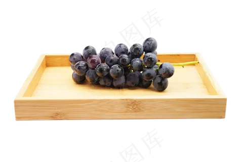 木盘子装葡萄 木盘子装葡萄