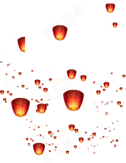 红色孔明灯 红色孔明灯