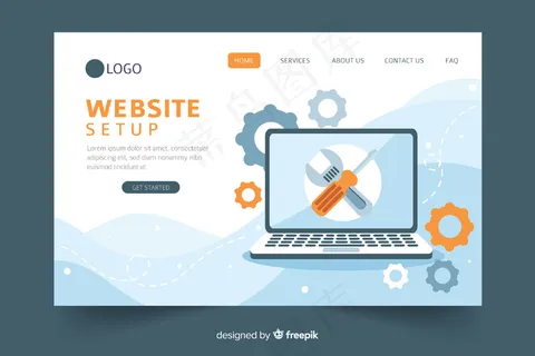 登陆页面的网站设置概念