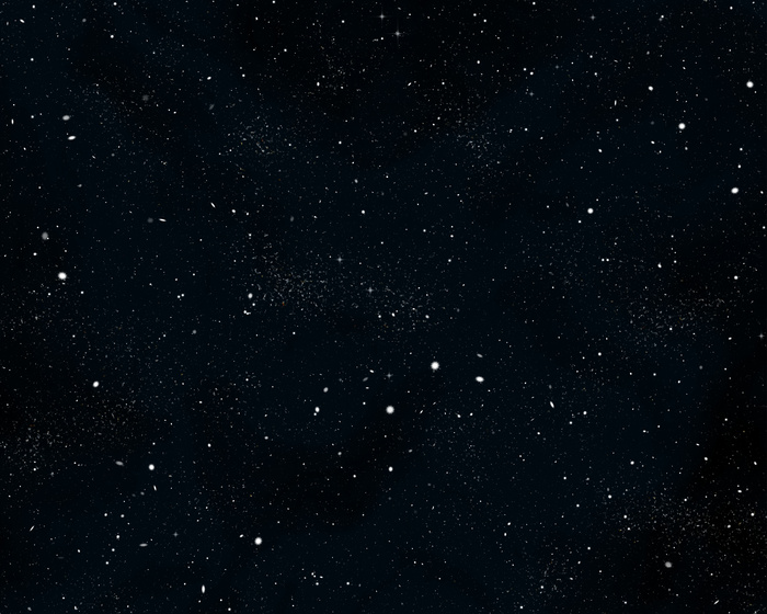 繁星点点的夜空