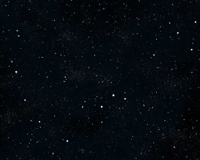 繁星点点的夜空