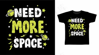 T 恤设计需要更多空间排版
