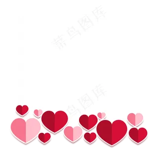 红色爱心边框1