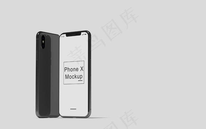 Phone x模型样机psd模版下载