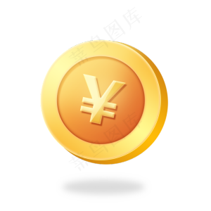 卡通3d立体金币